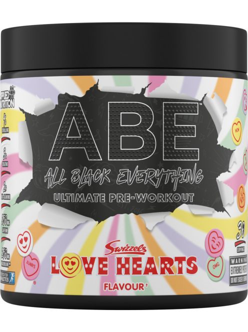 Applied Nutrition - ABE - All Black Everything Pre-Workout  375g - SWIZZLES LOVE HEARTS