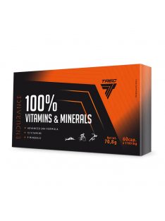   Trec Nutrition - 100% Vitamins & Minerals - 60 kapsz. - Vitamin és ásványianyag állóképességi sportolóknak