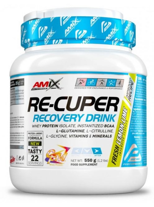 Amix Nutrition - Re-Cuper regeneráló italpor 550g - lemon-lime