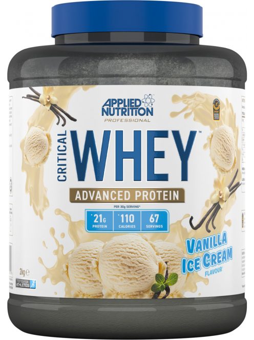 Applied Nutrition - Critical Whey Protein 2kg - Vanilla Ice Cream - Tejsavó fehérje, vanília