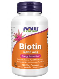 Now Foods Biotin 5000mcg 120 vcaps.