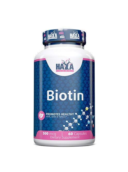 Haya Labs - Biotin 500mcg 60 caps.