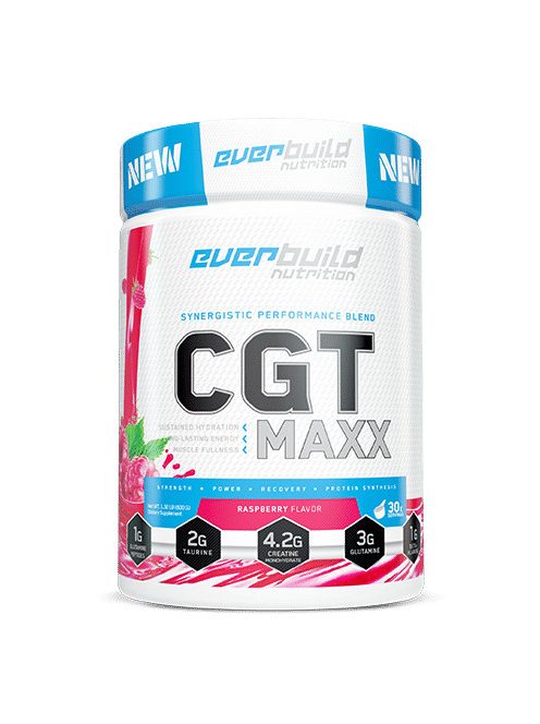 EverBuild Nutrition - CGT Maxx Raspberry / 30 adag - Kreatin-glutamin-taurin, málna
