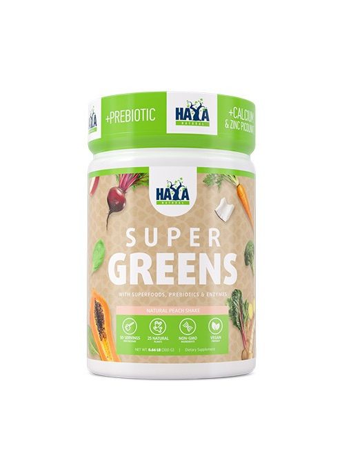 Haya Labs - Super Greens Lemon - Superfood - Zöldségpor, citrom