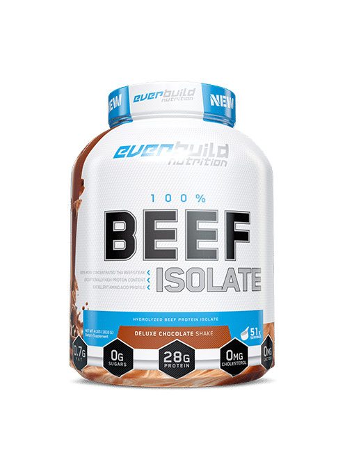 EverBuild Nutrition 100% Beef Isolate 908 g / 1816 g - 1816, Vanilla - Marhafehérje izolátum