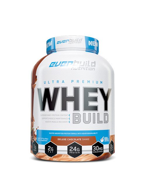 EverBuild Nutrition - Ultra Premium WHEY BUILD 454 g / 908 g / 2270 g - 454, French Vanilla Shake - Tejsavó fehérje koncentrátum, vanília