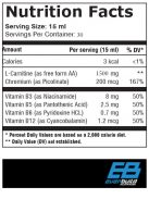 EverBuild Nutrition LIQUID L-CARNITINE + CHROMIUM / 450 ml - Orange - l-karnitin ital, narancs