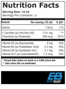 EverBuild Nutrition LIQUID L-CARNITINE + CHROMIUM / 450 ml - Mango - l-karnitin ital