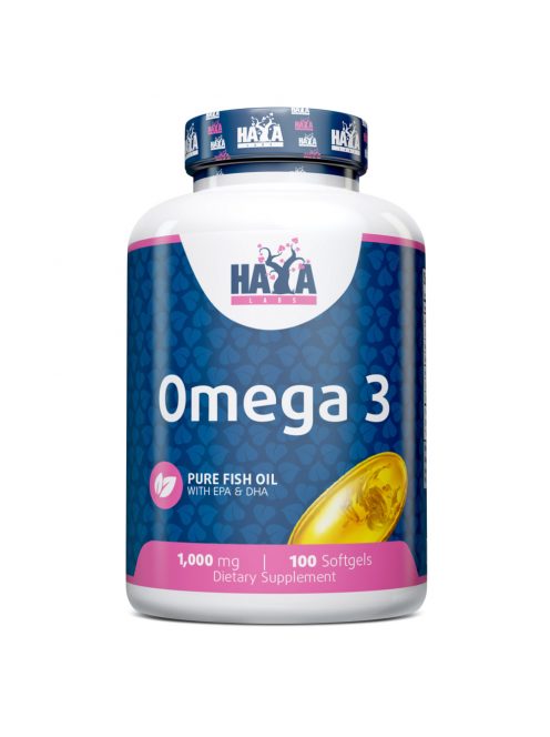 HAYA LABS - Omega 3 1000mg. / 100 lágykapszula
