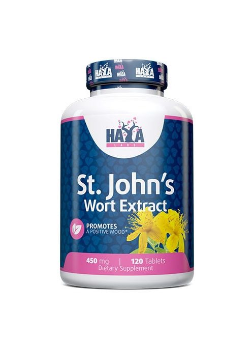 HAYA LABS - St. John's Wort 450 mg / 120 Tabs - Orbáncfű kivonat