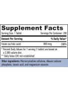 HAYA LABS - Folic Acid 800mcg / 250 Tabs