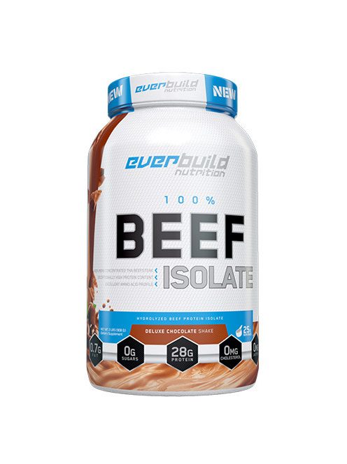 EverBuild Nutrition 100% Beef Isolate 908 g / 1816 g - 908, Chocolate - Marhafehérje izolátum