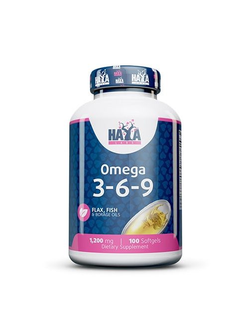 HAYA LABS - Omega 3-6-9 / 100 lágykapszula