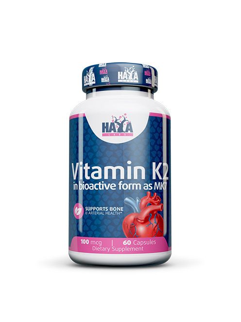 HAYA LABS - Vitamin K2-Mk7 100mcg / 60 kapszula