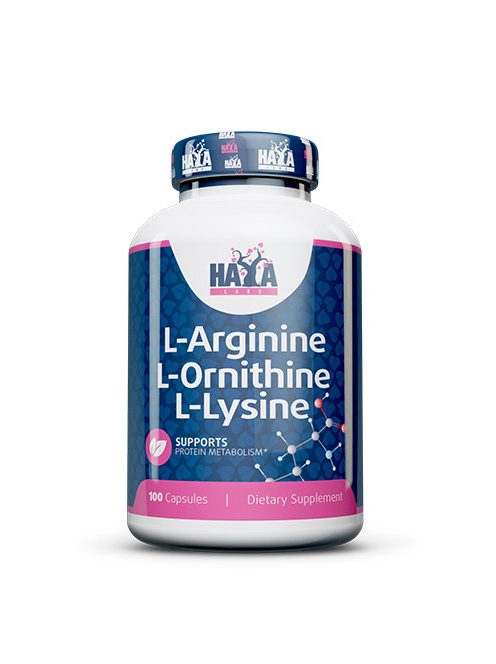 HAYA LABS - L-Arginine L-Ornithine L-Lysine  /100 kapszula