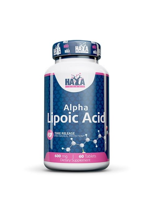 HAYA LABS - Alpha Lipoic Acid /Time Release/ 600 mg. / 60 Tabs - Alfa Liponsav