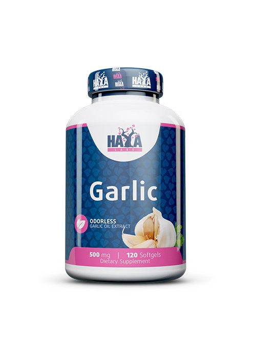 Haya Labs - Odorless Garlic 500mg. / 120 Softgels - Szív- és érrendszer