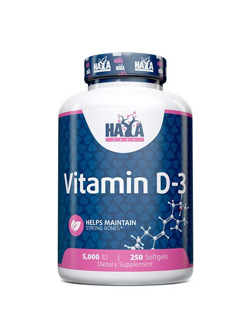 Haya Labs - Vitamin D-3 5000 IU 250 softgels