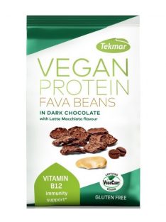   Tekmar - Vegan Protein Snack 140g -  Fava beans in dark chocolate with latte macchiato flavour