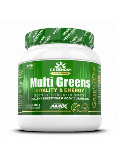   AMIX Nutrition - GreenDay ProVEGAN MultiGreens Vitality&Energy orange 300g - Superfood