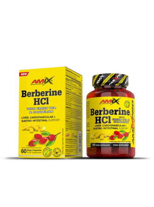 AMIX Nutrition - AmixPro Berberine HCl with GreenTea & Dandelion  - BOX 60cps