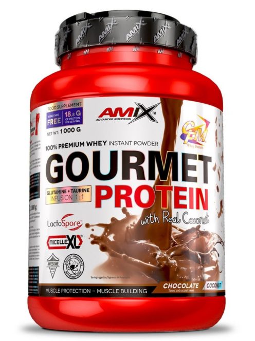 Amix Nutrition Gourmet Protein / 1000 g - Strawberry-White Choko 