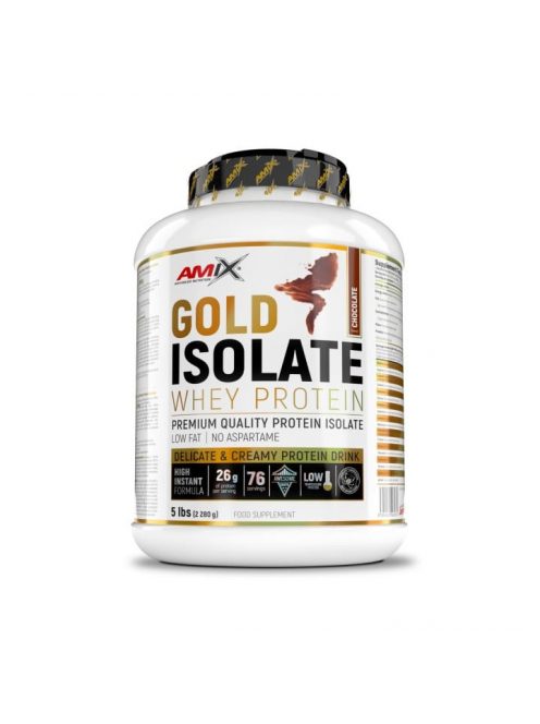 Amix Nutrition - Gold Whey Protein Isolate 2280g - Chocolate - Tejsavó Fehérje Izolátum, csoki