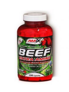   AMIX Nutrition - Beef Extra Amino 198 caps / 360 caps - Marha aminosav tabletta