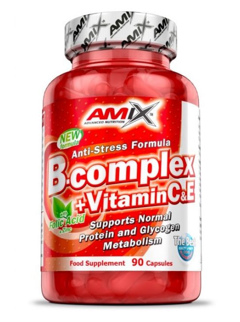 AMIX Nutrition B-Complex with Vitamin C&E (90 tab.) - B-vitamin komplex