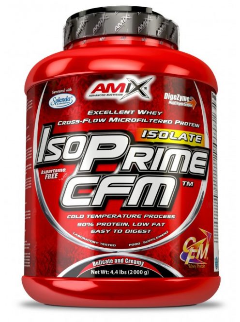 AMIX Nutrition - IsoPrime CFM® Isolate 1000g/2000g - 2000, double white chocolate - Tejsavó Fehérje Izolátum, fehércsoki